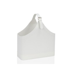 ANDREA HOUSE AX62329 Revistero Efecto Piel Blanca