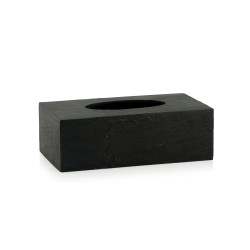 ANDREA HOUSE BA70117 Caja Para Pañuelos De Pizarra Moderna Negra