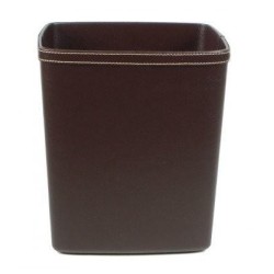 ANDREA HOUSE PA60068 Papelera Marron Efecto Piel