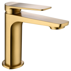 IMEX BDN047-1OC NÁPOLES Monomando Lavabo Oro Cepillado