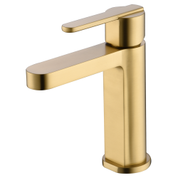 IMEX BDR001-1OC ROMA Monomando Lavabo Oro Cepillado