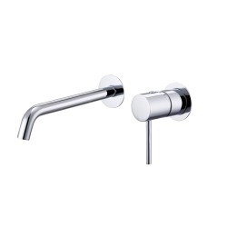 IMEX GLM039 MONZA Grifo Monomando Lavabo Empotrado Cromo