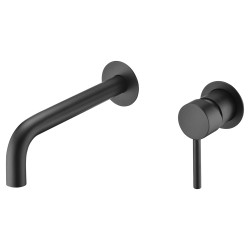 IMEX GLT023/NG ETNA Grifo de Lavabo Empotrado Negro Mate