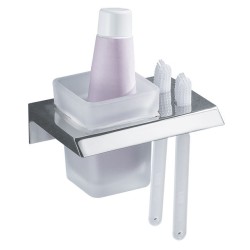 MANILLONS TORRENT 02805002 MARINA Portacepillos Pared Cromo