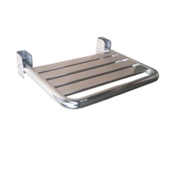 MEDICLINICS AM0201C Asiento de Ducha abatible Inox brillo