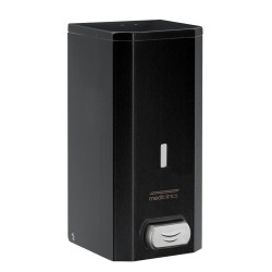 MEDICLINICS DJ0031B Dosificador de Jabón Supeficie Negro Manual 1,5 l Jabón Líquido