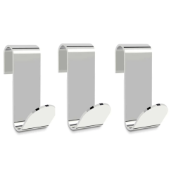 BELTRAN 00891 Percha Para Mampara 3 Unidades Cromo