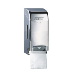 MEDICLINICS PR0784CS Dispensador Papel 2 Rollos Inox Satinado