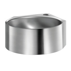 MEDICLINICS SNLM64CS Lavamanos Esquinero Mural Redondo AISI 304 Bacteriostático Satinado