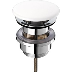 OXEN 171632 Válvula Clic Clac Universal Tapón Cerámica Blanco