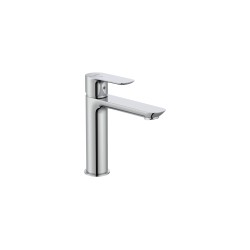 ROCA A5A336EC00 CALA Grifo Monomando Lavabo Con Caño Mezzo Cuerpo Liso Cold Start Cromo
