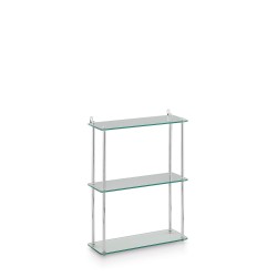 BELTRAN 80725 ESTANTERIAS Estantería Triple Colgar Latón Cromado