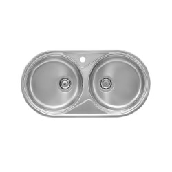 ROCA A870920845 DUO-80 Fregadero Encimera