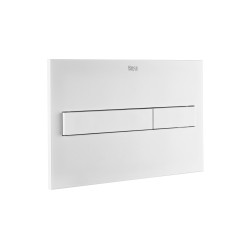 ROCA A890188207 PL7 ONE DUAL Placa Accionamiento Blanco Mate