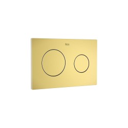 ROCA A8901890VA PL10 ONE DUAL Placa de Accionamiento Oro Cepillado Posterior a 2021