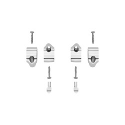 ROCA AI0001100R Kit Elementos Bisagra Cromo Caída Amortiguada