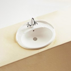 SANITANA GRLE2.10C0 GRECIA Lavabo Encastre Clásico Blanco