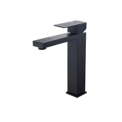 SKY BATH CDA008-1NG ARMY Monomando Lavabo Negro Mate