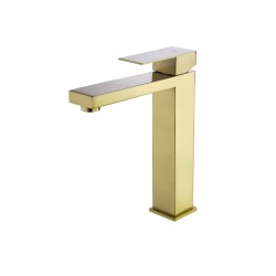SKY BATH CDA008-1ORO ARMY Monomando Lavabo Oro Cepillado