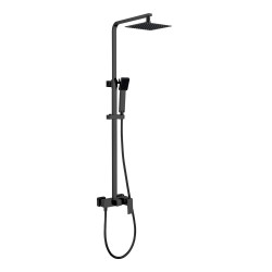 SKY BATH CDA008/NG ARMY Conjunto Ducha Monomando Negro Mate