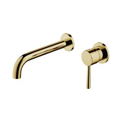 SKY BATH LEC001/ORO CLOUD Monomando Lavabo Empotrado Oro Cepillado