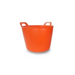RUBI 88724 Capazo Plástico Naranja Nº3 Flextub (40 L.)