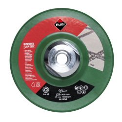 RUBI 32937 50/60 GRIT GRUESO Disco Ø125